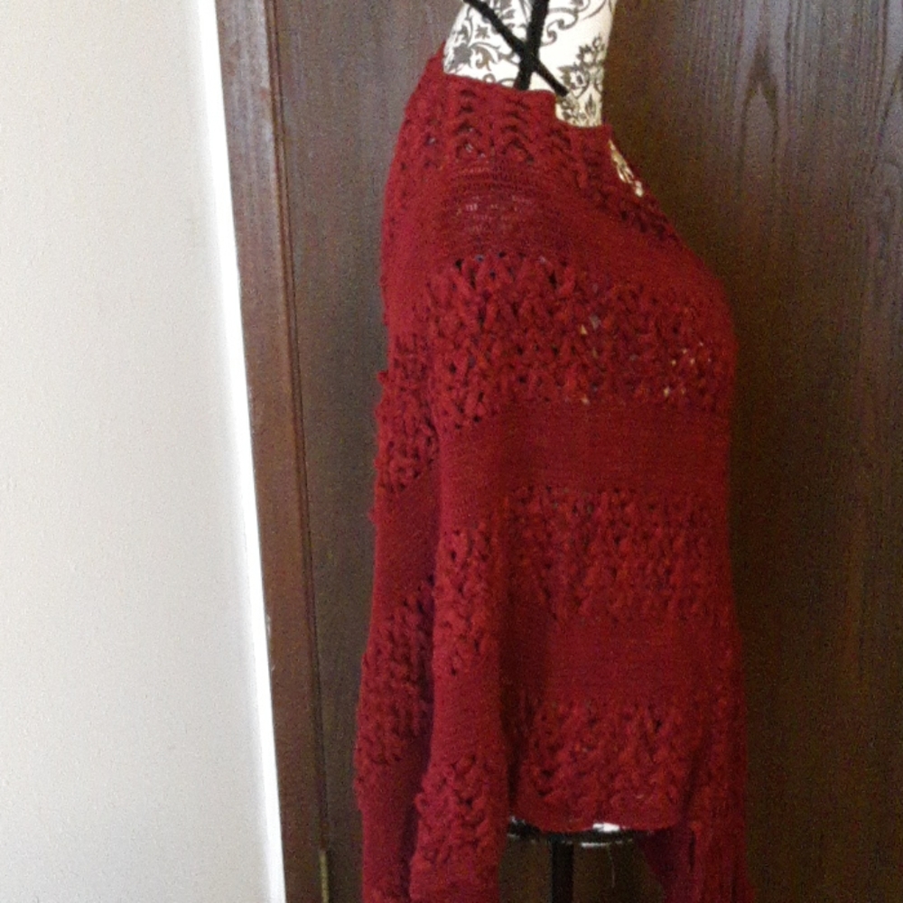 Riahfashion Bohemian Sequin Glitter Poncho - Picture 10 of 14